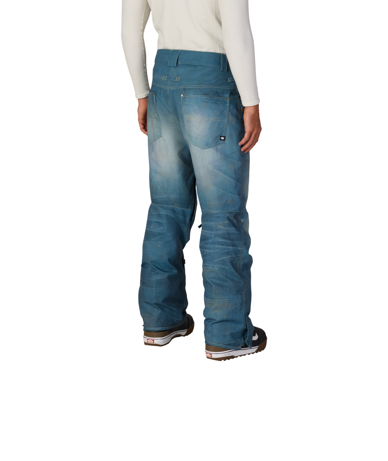 MENS DECONSTRUCTED™ DENIM INSULATED PANT - INDIGO DENIM