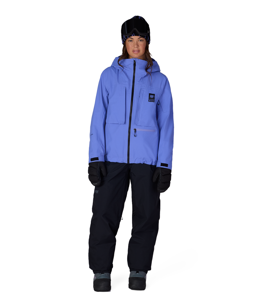 WOMENS GORE-TEX SCHEME™ THERMAGRAPH® JACKET - ALPENGLOW BLUE