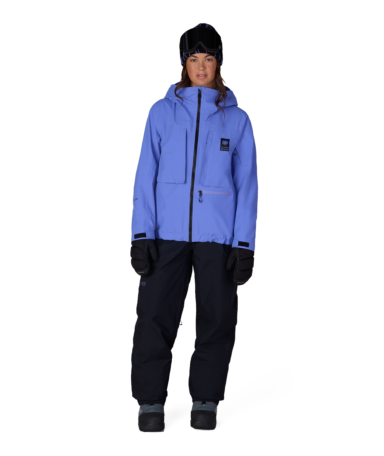 WOMENS GORE-TEX SCHEME™ THERMAGRAPH® JACKET - ALPENGLOW BLUE