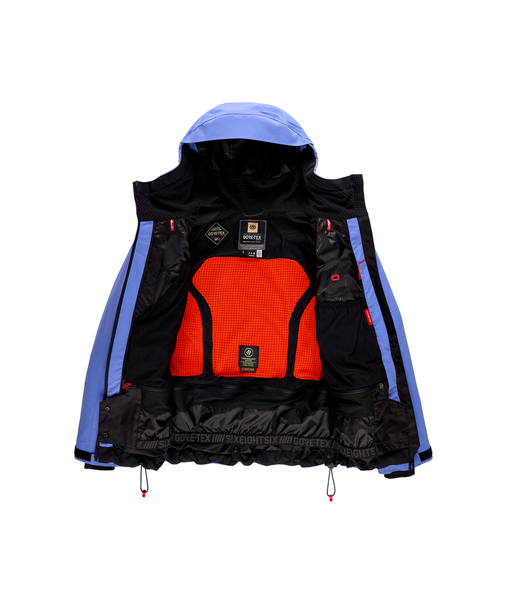 WOMENS GORE-TEX SCHEME™ THERMAGRAPH® JACKET - ALPENGLOW BLUE