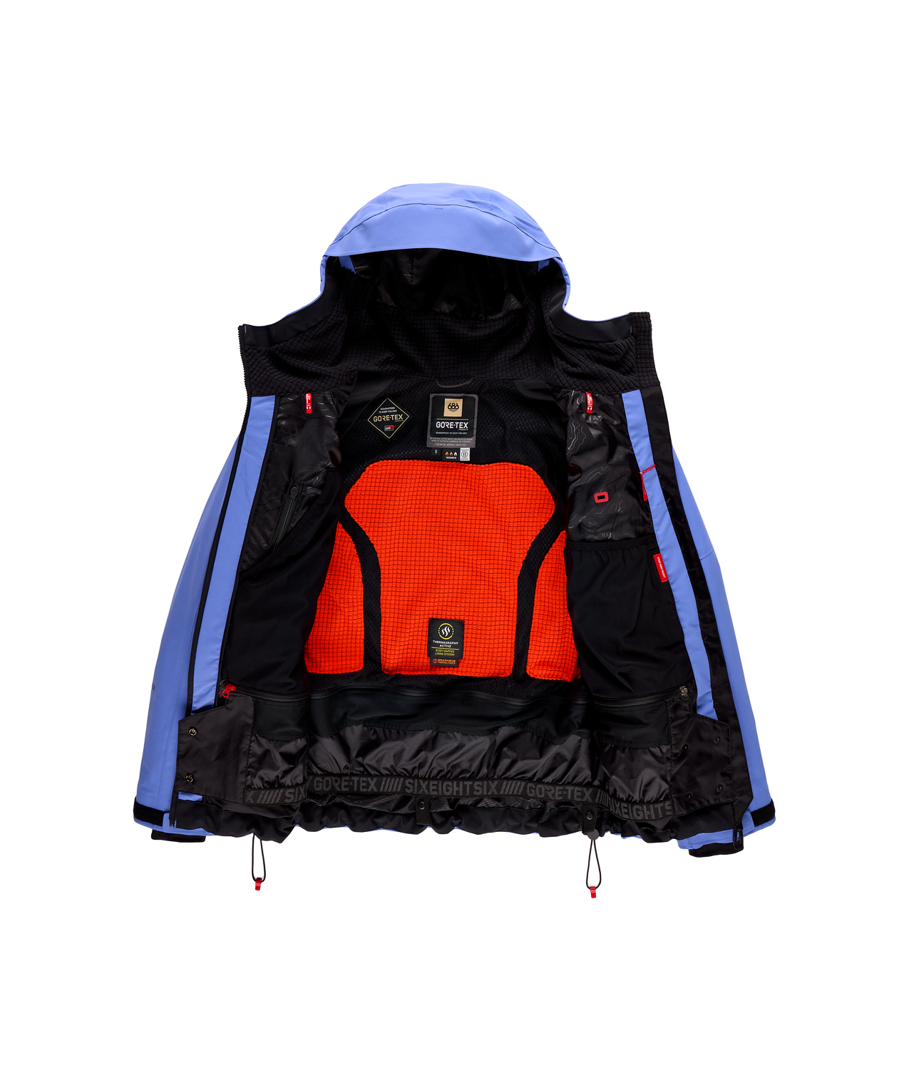 WOMENS GORE-TEX SCHEME™ THERMAGRAPH® JACKET - ALPENGLOW BLUE