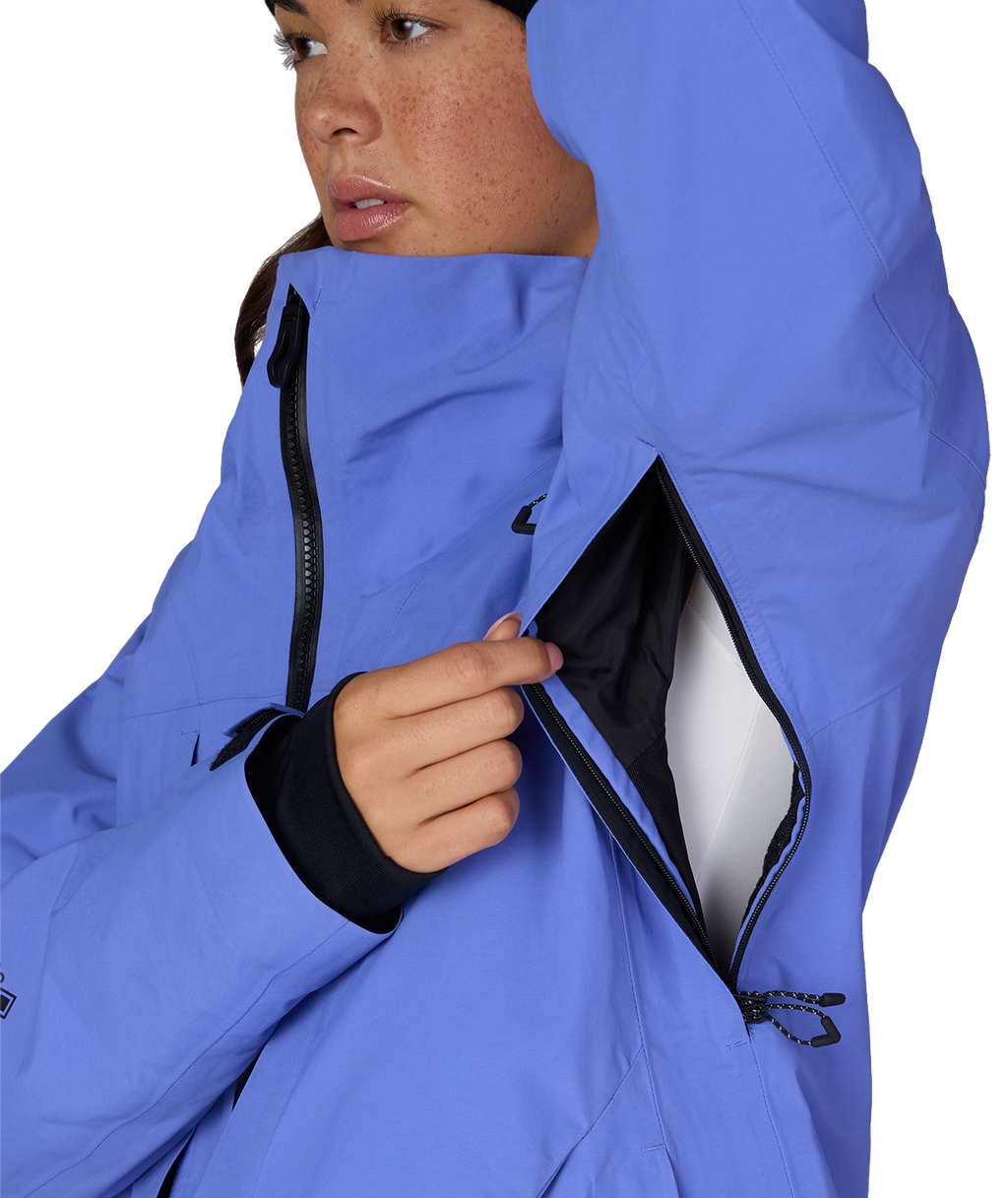 WOMENS GORE-TEX SCHEME™ THERMAGRAPH® JACKET - ALPENGLOW BLUE