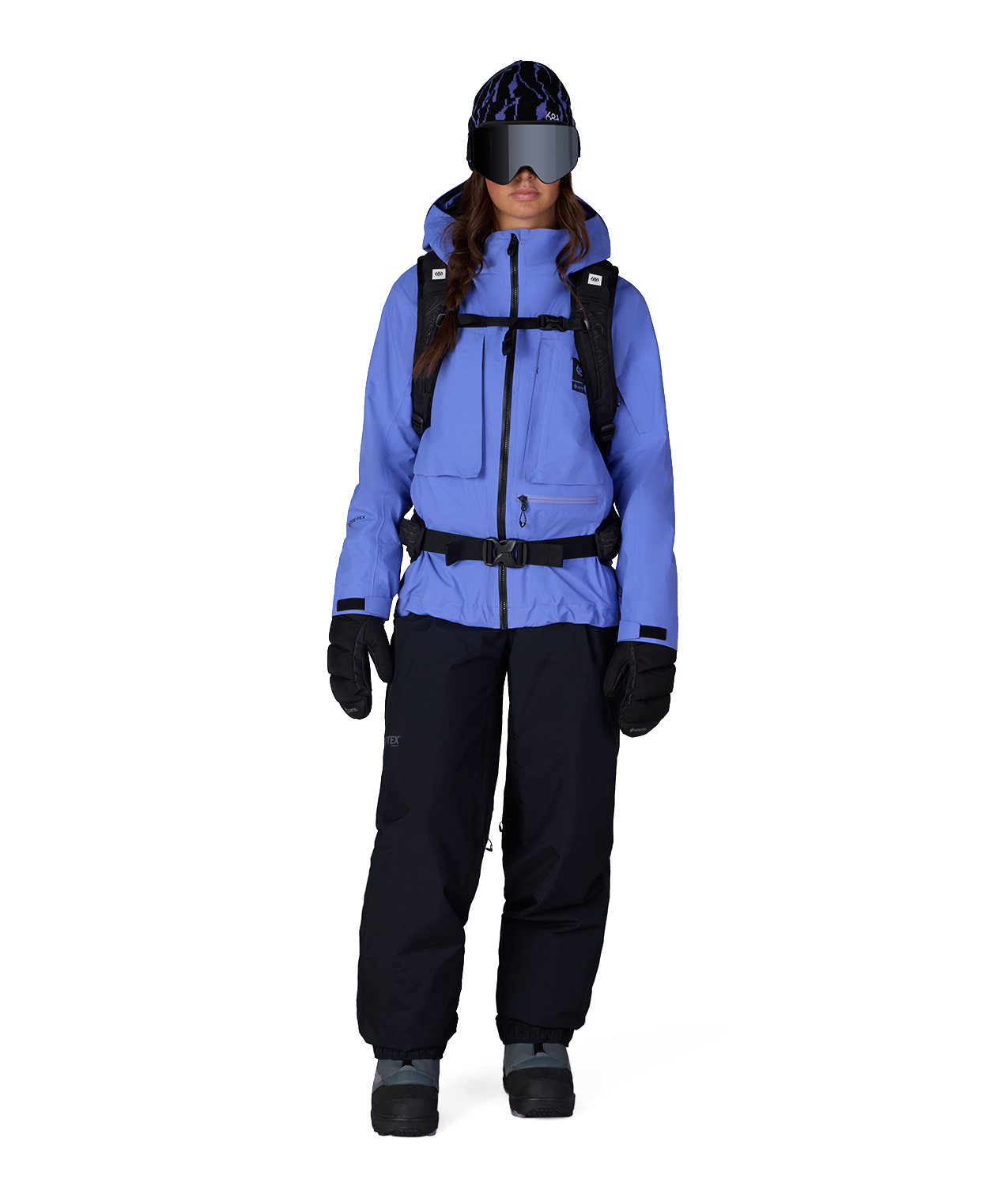 WOMENS GORE-TEX SCHEME™ THERMAGRAPH® JACKET - ALPENGLOW BLUE