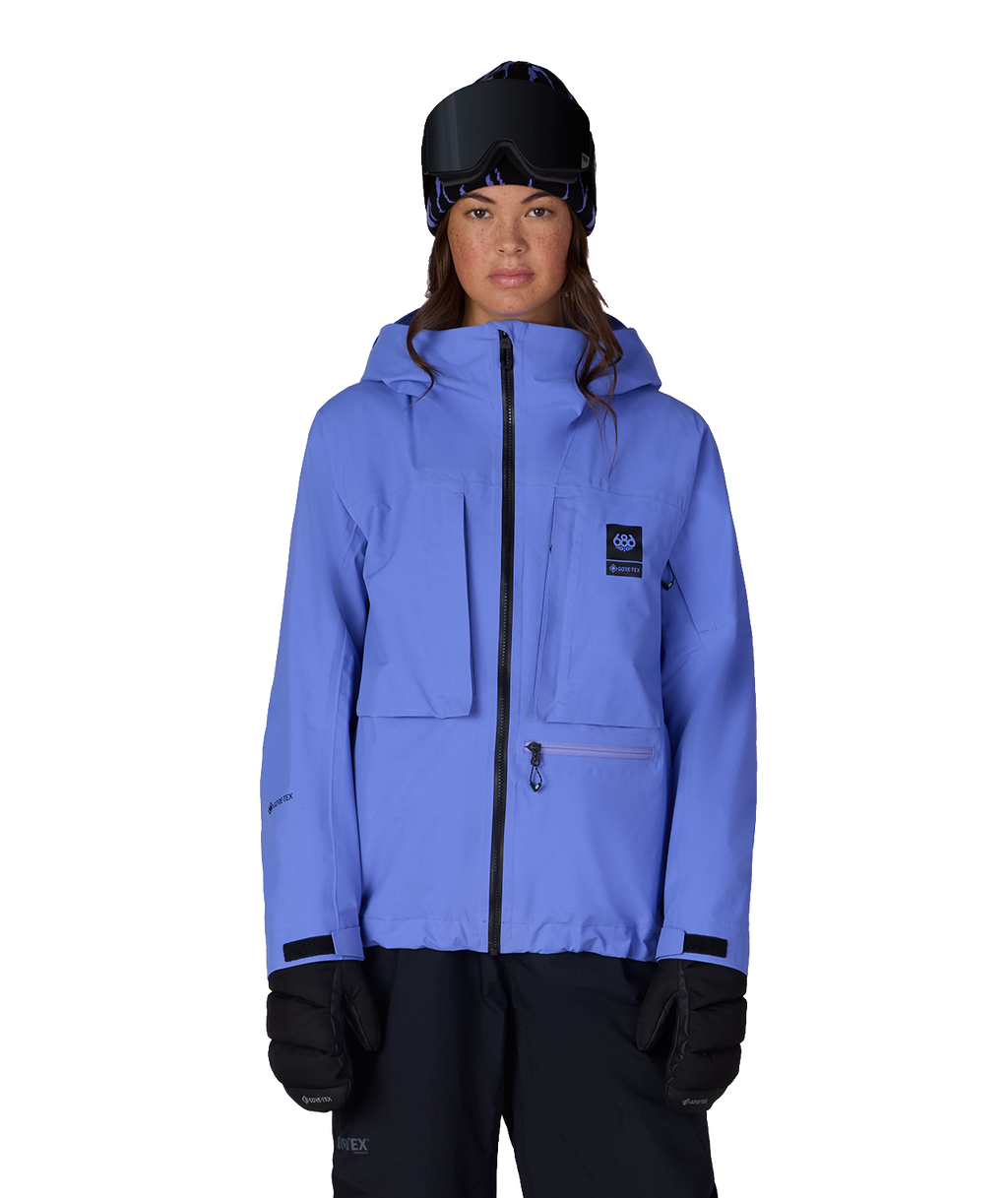 WOMENS GORE-TEX SCHEME™ THERMAGRAPH® JACKET - ALPENGLOW BLUE
