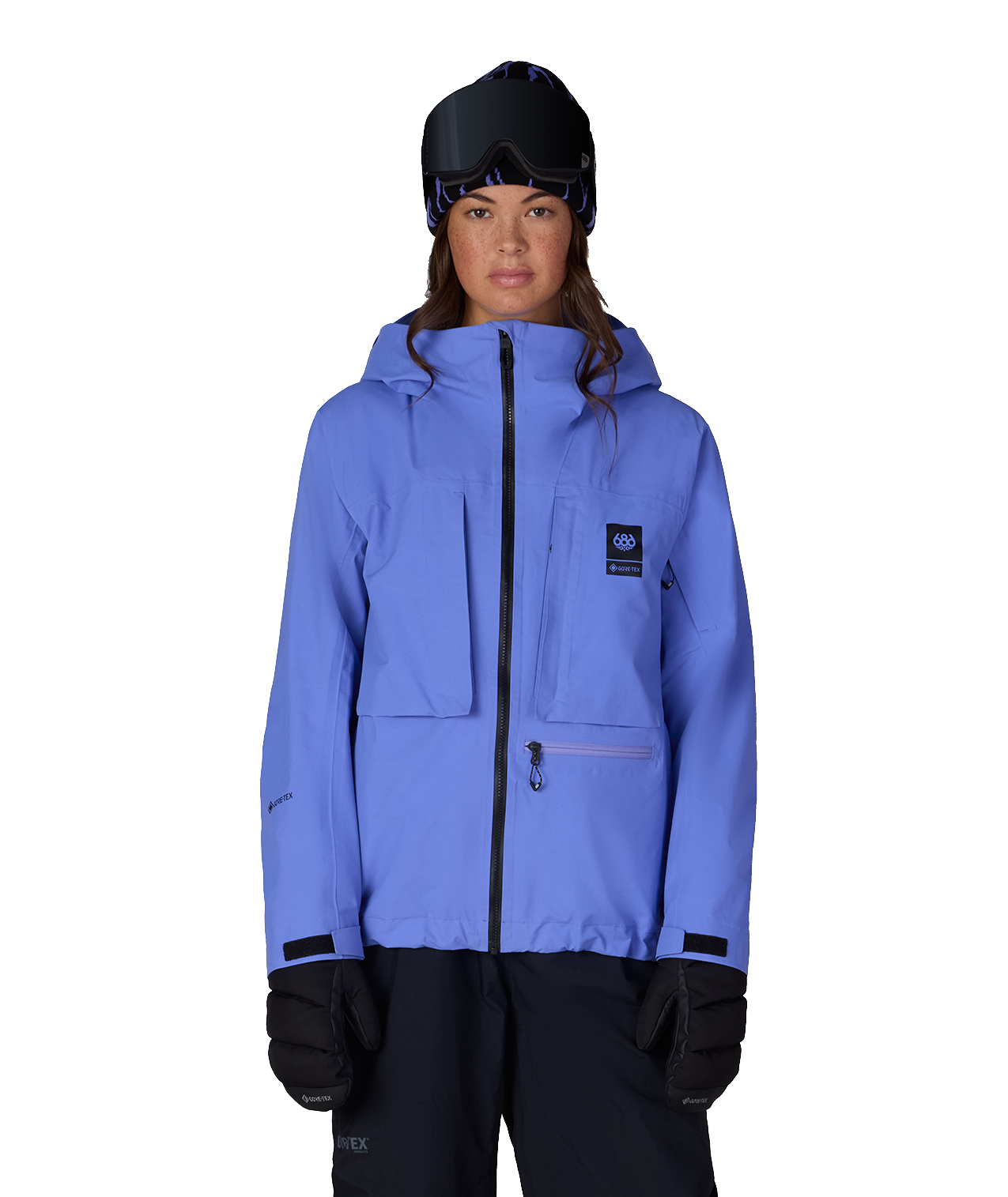WOMENS GORE-TEX SCHEME™ THERMAGRAPH® JACKET - ALPENGLOW BLUE