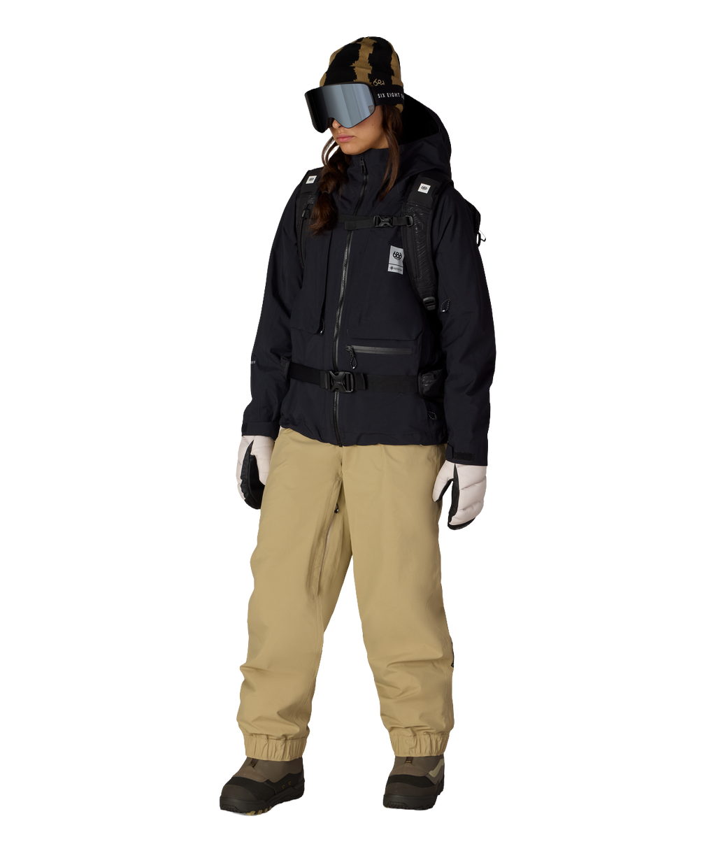 WOMENS GORE-TEX SCHEME™ THERMAGRAPH® JACKET - BLACK