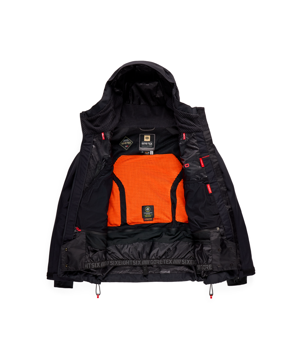 WOMENS GORE-TEX SCHEME™ THERMAGRAPH® JACKET - BLACK
