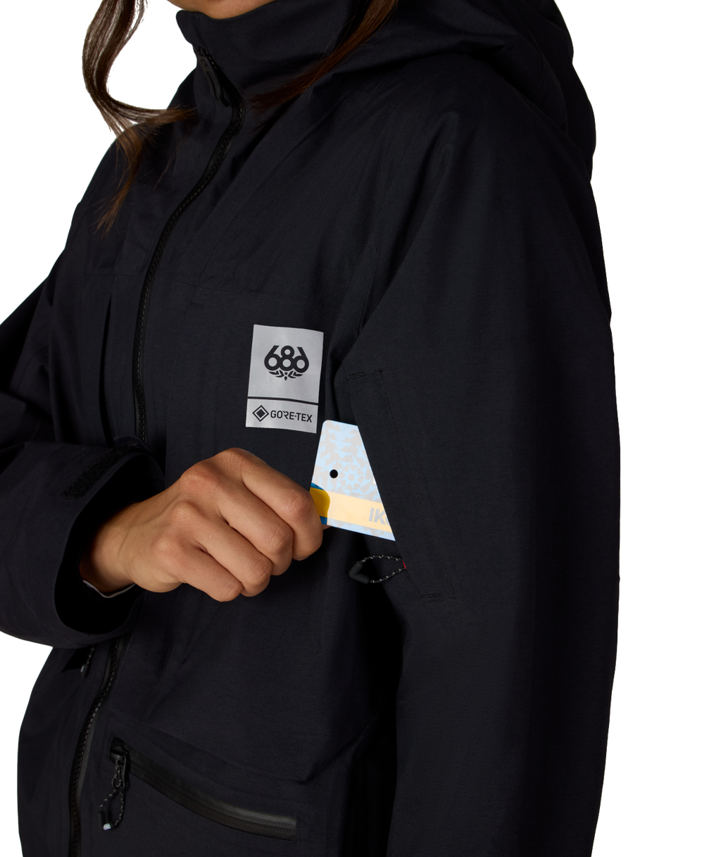 WOMENS GORE-TEX SCHEME™ THERMAGRAPH® JACKET - BLACK