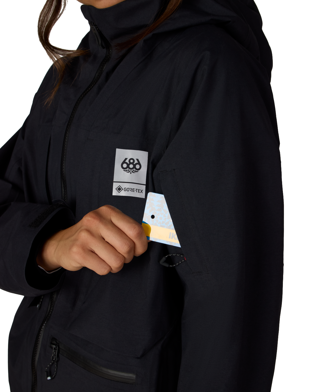 WOMENS GORE-TEX SCHEME™ THERMAGRAPH® JACKET - BLACK