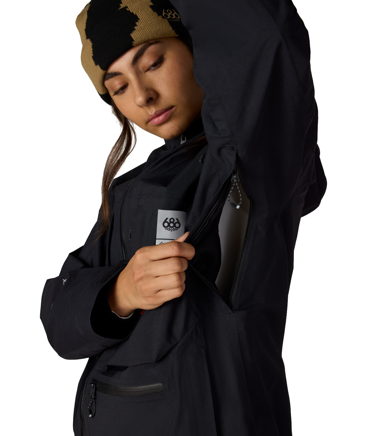 WOMENS GORE-TEX SCHEME™ THERMAGRAPH® JACKET - BLACK