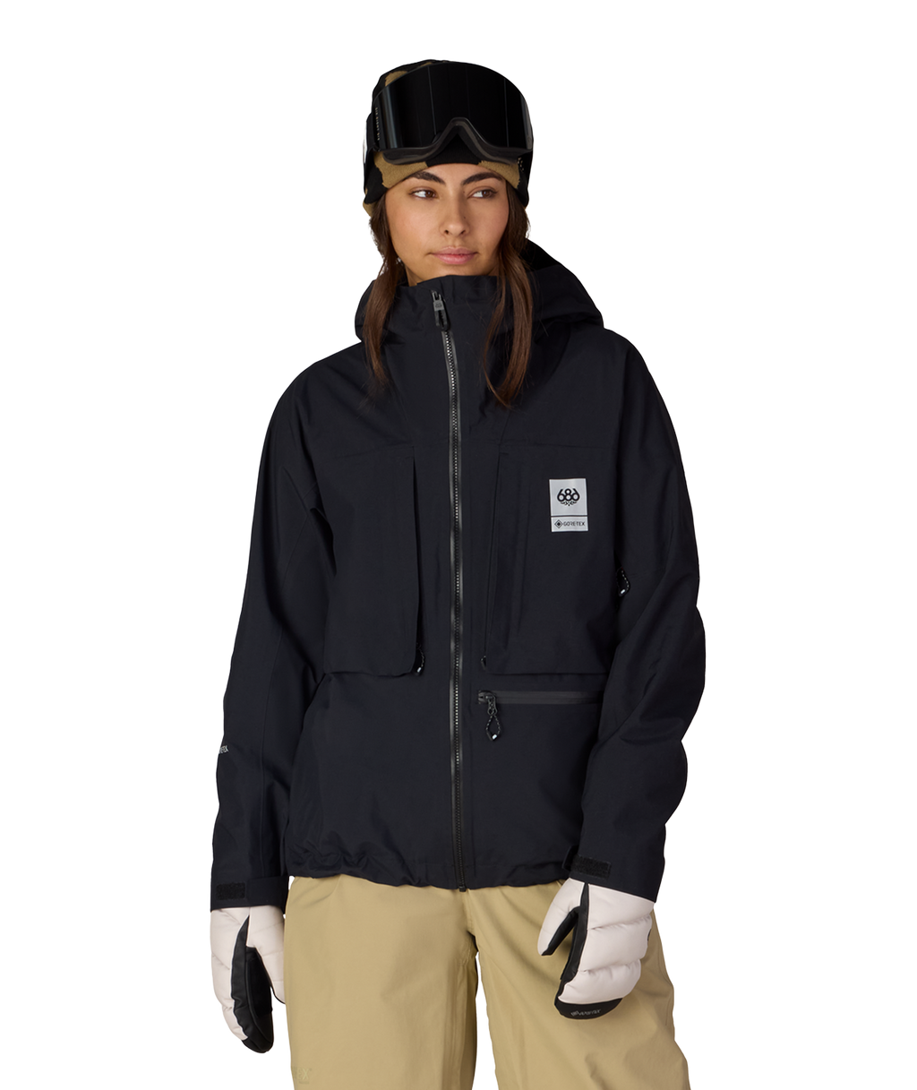 WOMENS GORE-TEX SCHEME™ THERMAGRAPH® JACKET - BLACK