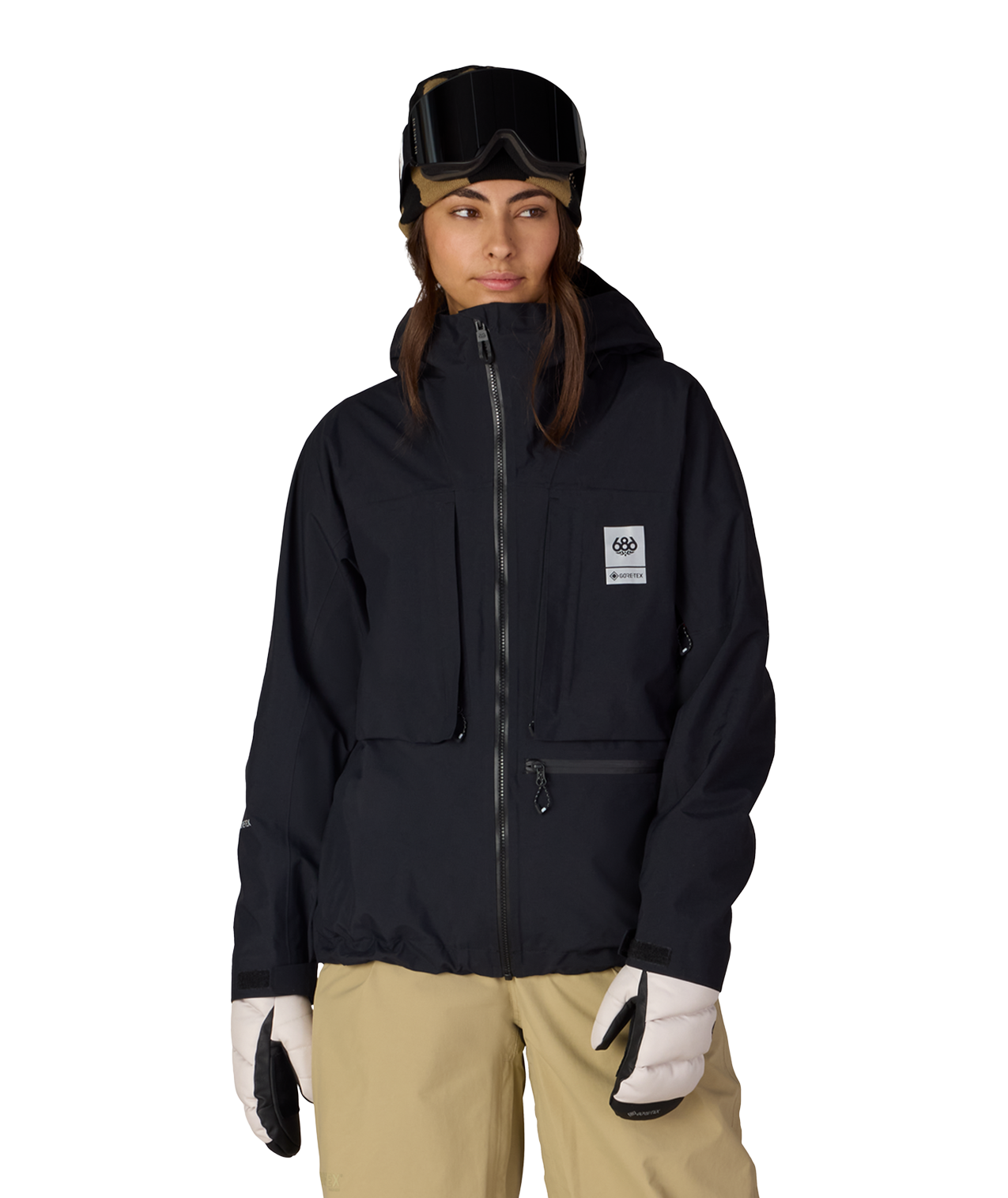WOMENS GORE-TEX SCHEME™ THERMAGRAPH® JACKET - BLACK