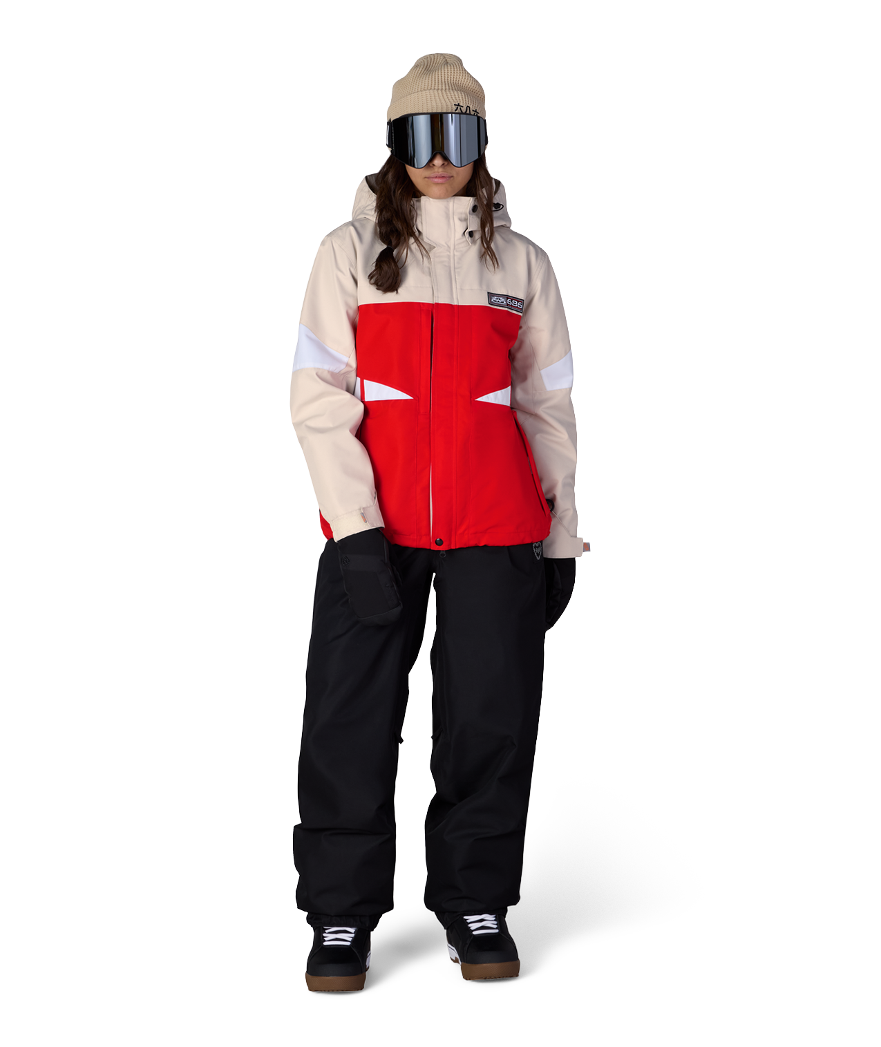 WOMENS SEARCH JACKET - LIMESTONE COLORBLOCK
