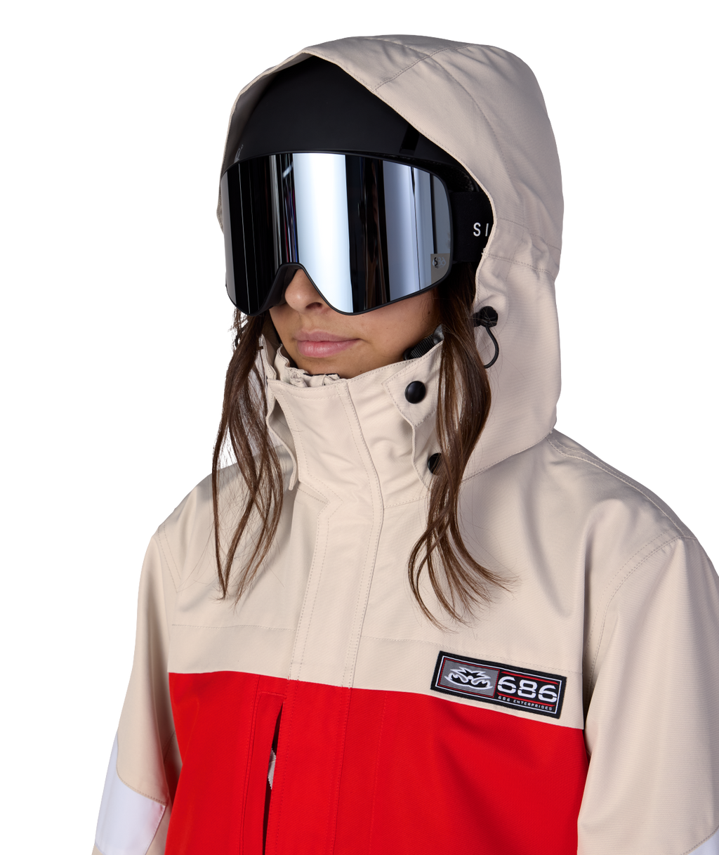WOMENS SEARCH JACKET - LIMESTONE COLORBLOCK