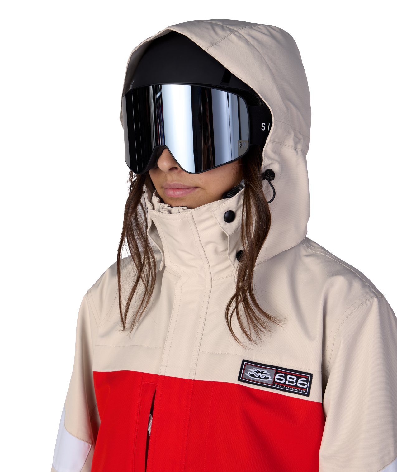 WOMENS SEARCH JACKET - LIMESTONE COLORBLOCK
