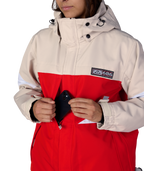 WOMENS SEARCH JACKET - LIMESTONE COLORBLOCK