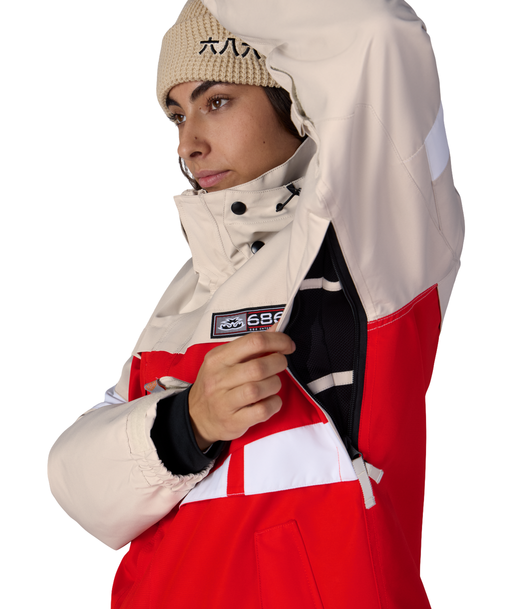 WOMENS SEARCH JACKET - LIMESTONE COLORBLOCK