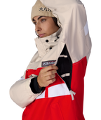 WOMENS SEARCH JACKET - LIMESTONE COLORBLOCK