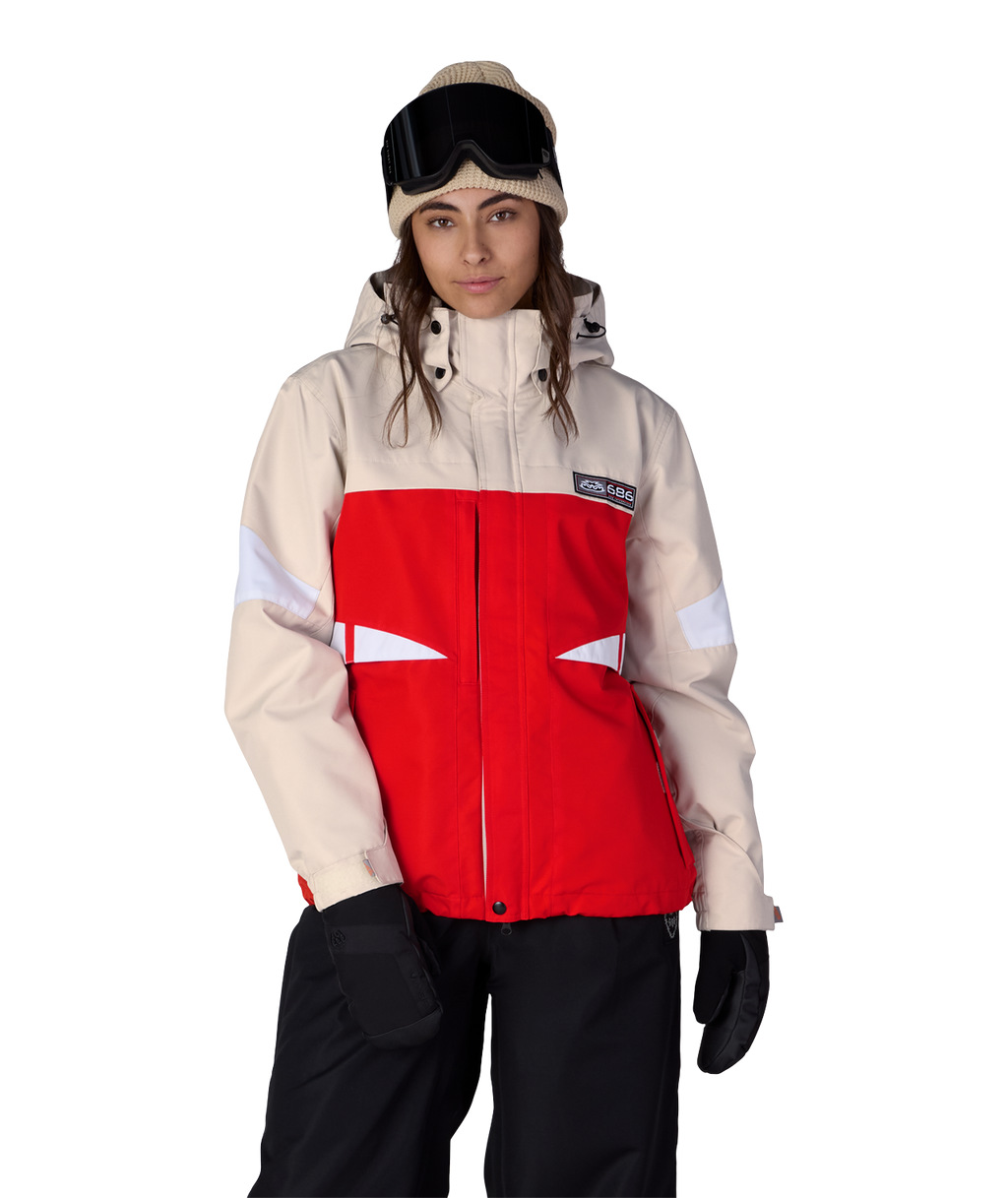 WOMENS SEARCH JACKET - LIMESTONE COLORBLOCK