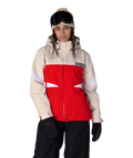 WOMENS SEARCH JACKET - LIMESTONE COLORBLOCK