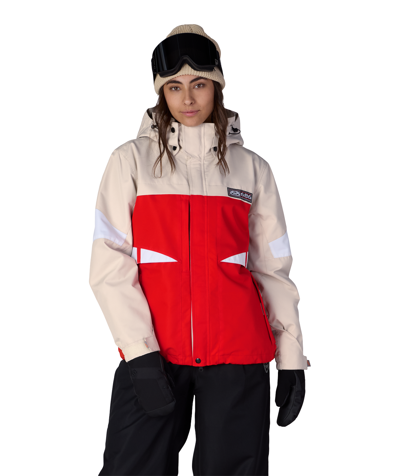WOMENS SEARCH JACKET - LIMESTONE COLORBLOCK
