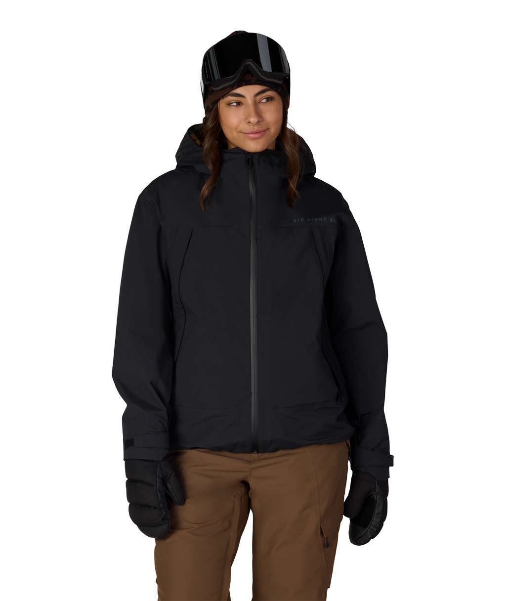 WOMENS SMARTY® 3-IN-1 FRAMEWORK™ 3L JACKET - BLACK
