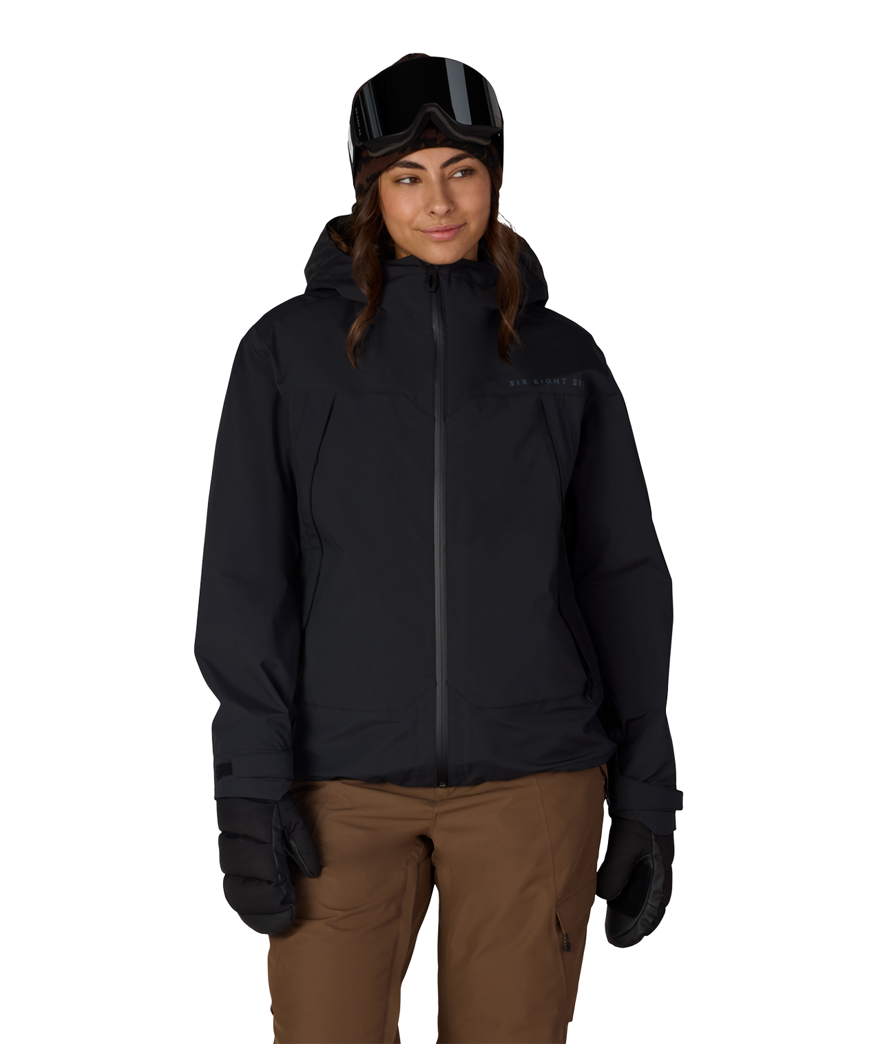 WOMENS SMARTY® 3-IN-1 FRAMEWORK™ 3L JACKET - BLACK
