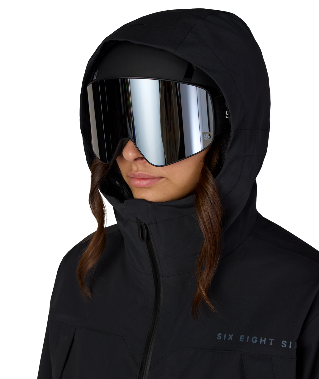 WOMENS SMARTY® 3-IN-1 FRAMEWORK™ 3L JACKET - BLACK