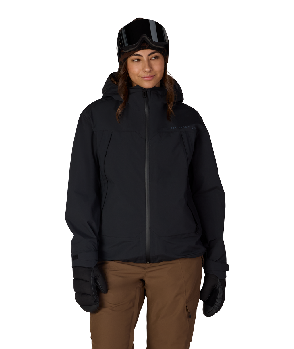 WOMENS SMARTY® 3-IN-1 FRAMEWORK™ 3L JACKET - BLACK