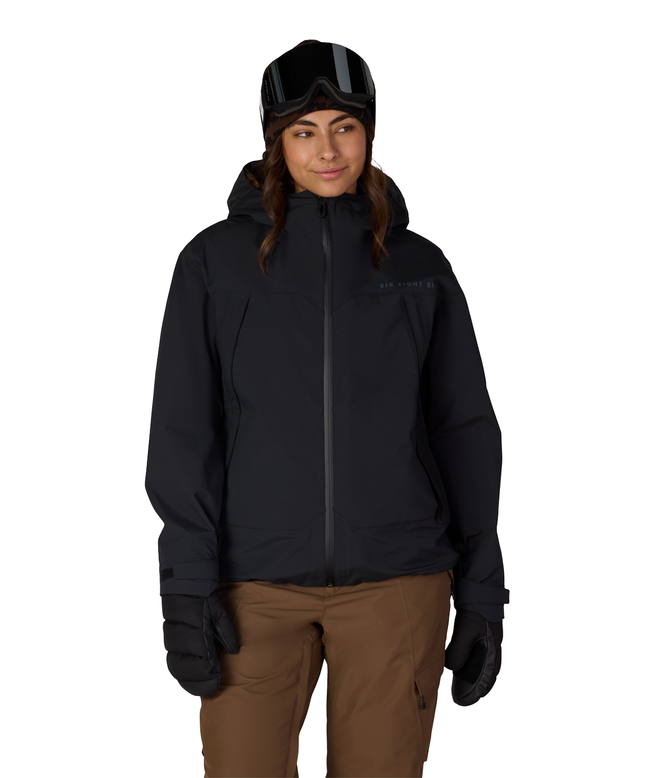 WOMENS SMARTY® 3-IN-1 FRAMEWORK™ 3L JACKET - BLACK