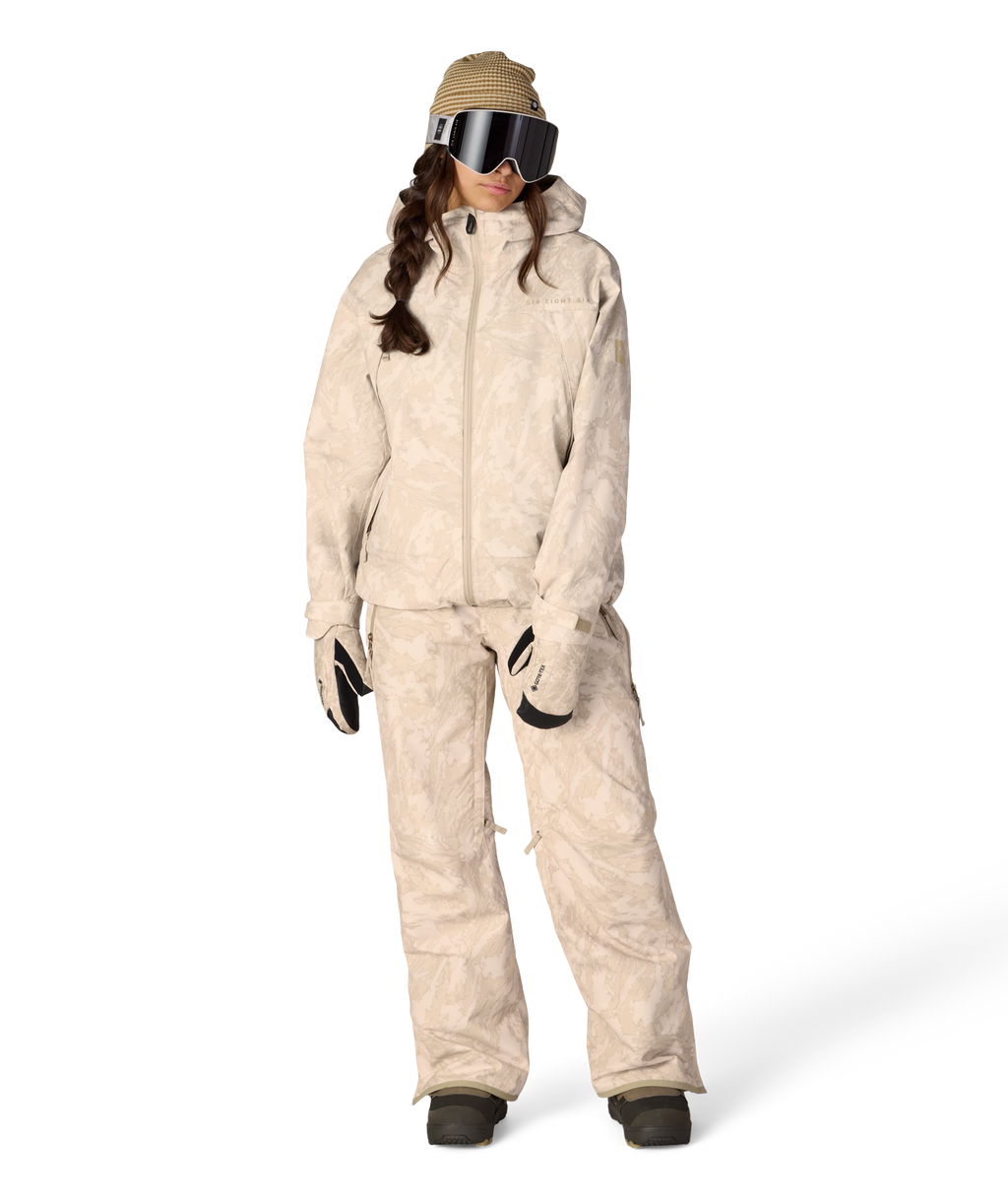 WOMENS SMARTY® 3-IN-1 FRAMEWORK™ 3L JACKET - LIMESTONE SCRATCH CAMO