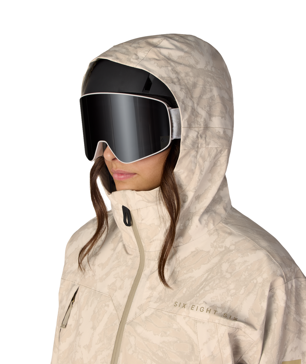 WOMENS SMARTY® 3-IN-1 FRAMEWORK™ 3L JACKET - LIMESTONE SCRATCH CAMO