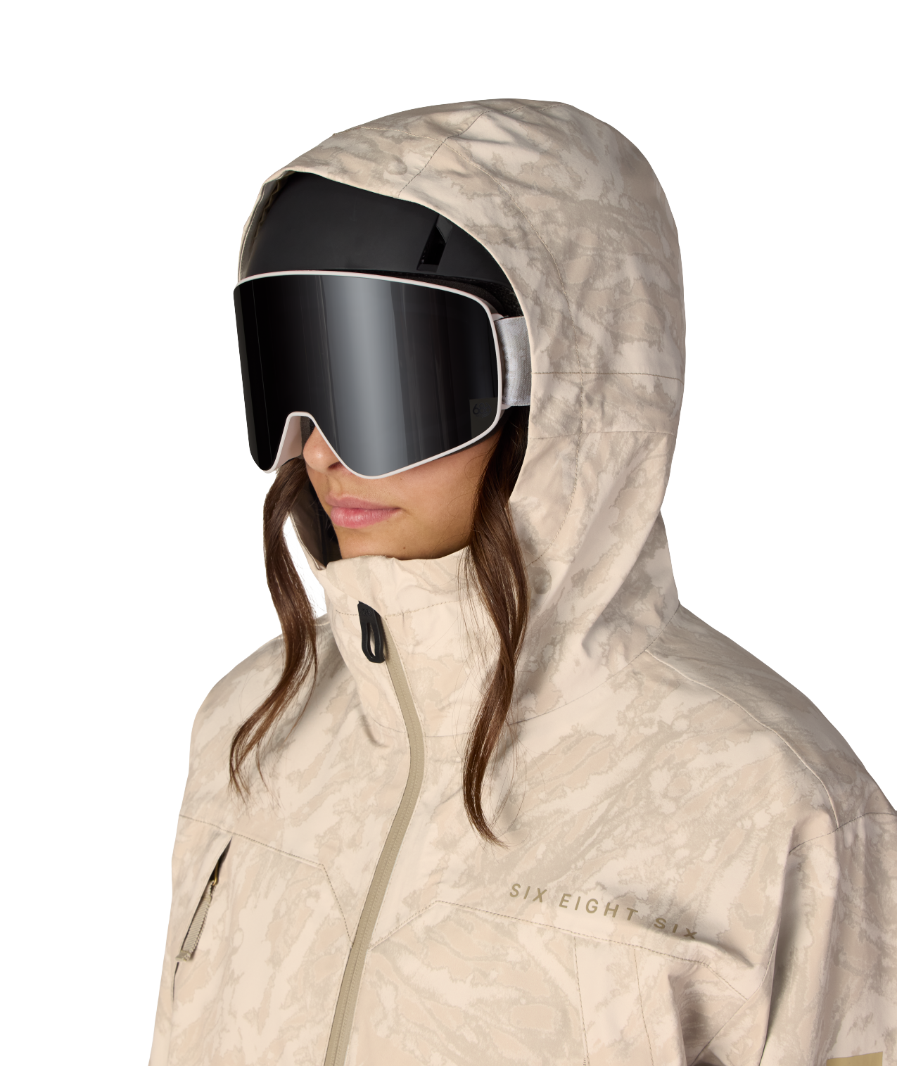 WOMENS SMARTY® 3-IN-1 FRAMEWORK™ 3L JACKET - LIMESTONE SCRATCH CAMO