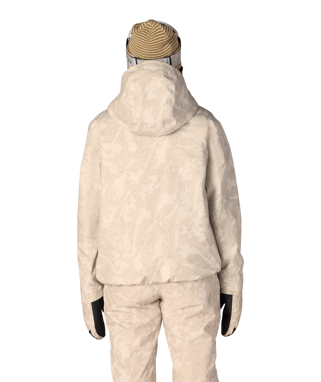 WOMENS SMARTY® 3-IN-1 FRAMEWORK™ 3L JACKET - LIMESTONE SCRATCH CAMO
