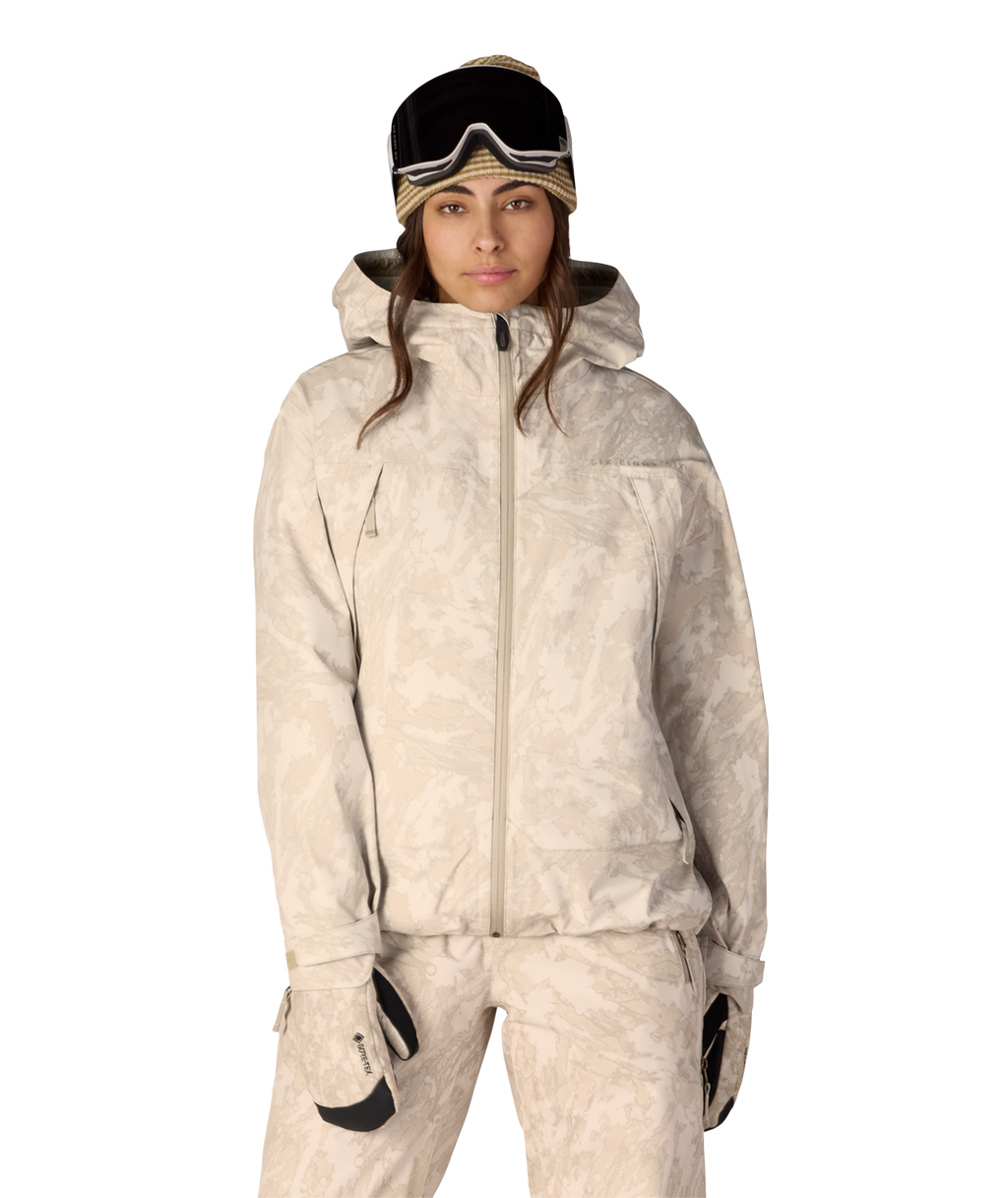 WOMENS SMARTY® 3-IN-1 FRAMEWORK™ 3L JACKET - LIMESTONE SCRATCH CAMO