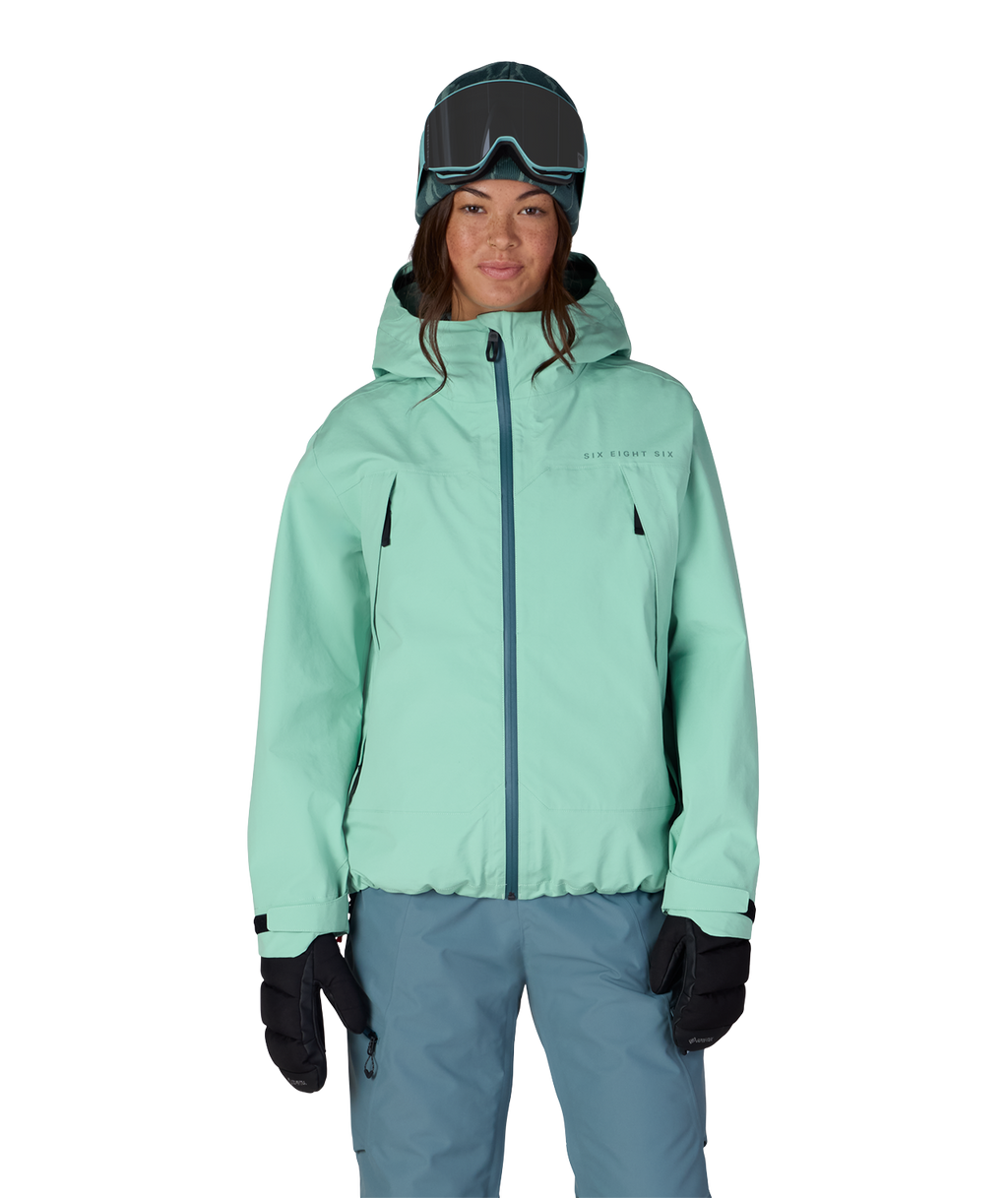 WOMENS SMARTY® 3-IN-1 FRAMEWORK™ 3L JACKET - WASABI