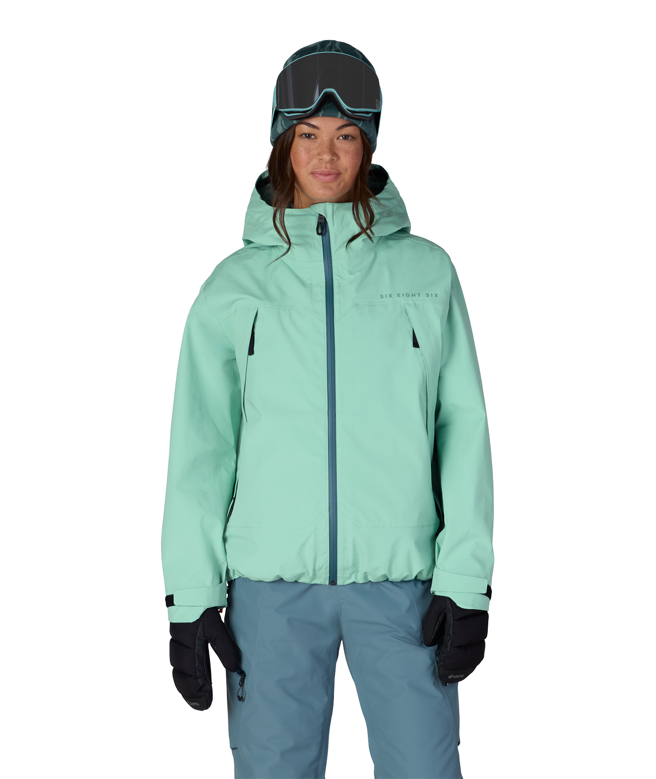 WOMENS SMARTY® 3-IN-1 FRAMEWORK™ 3L JACKET - WASABI
