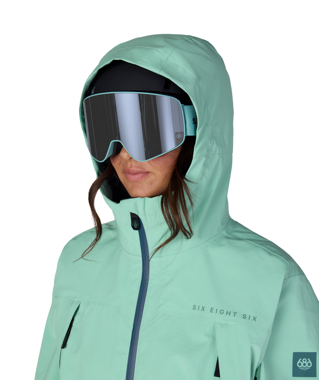 WOMENS SMARTY® 3-IN-1 FRAMEWORK™ 3L JACKET - WASABI