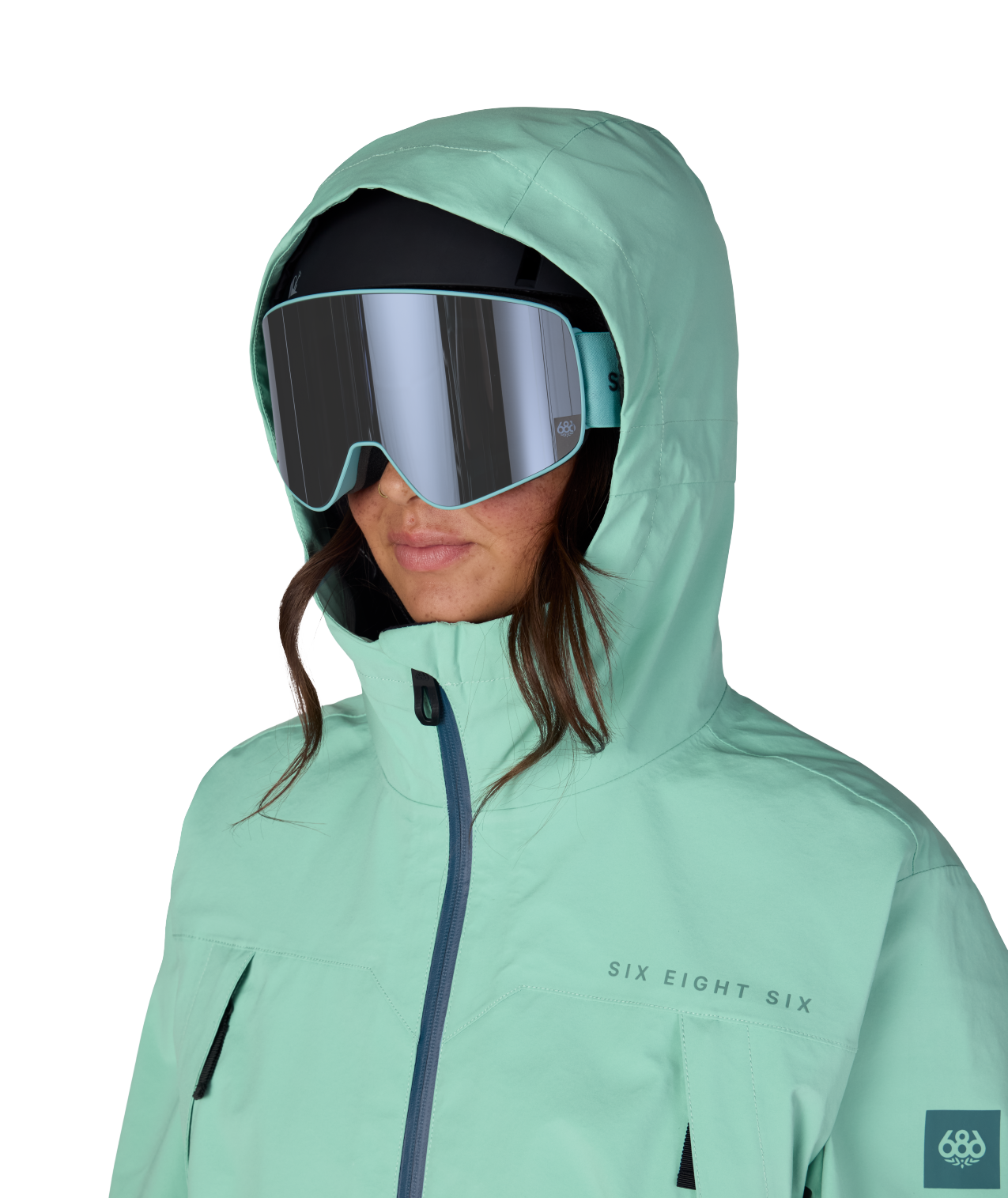 WOMENS SMARTY® 3-IN-1 FRAMEWORK™ 3L JACKET - WASABI