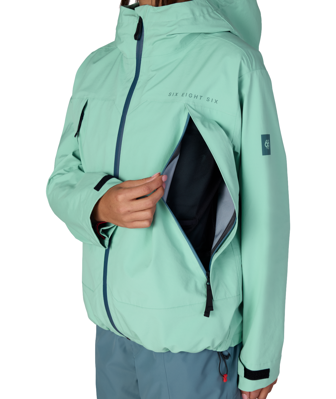 WOMENS SMARTY® 3-IN-1 FRAMEWORK™ 3L JACKET - WASABI