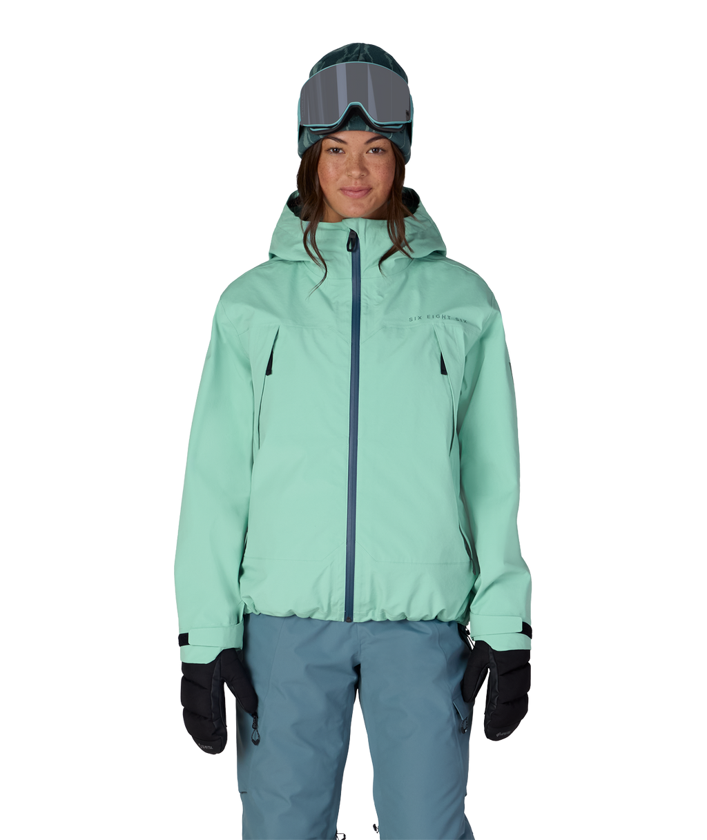 WOMENS SMARTY® 3-IN-1 FRAMEWORK™ 3L JACKET - WASABI