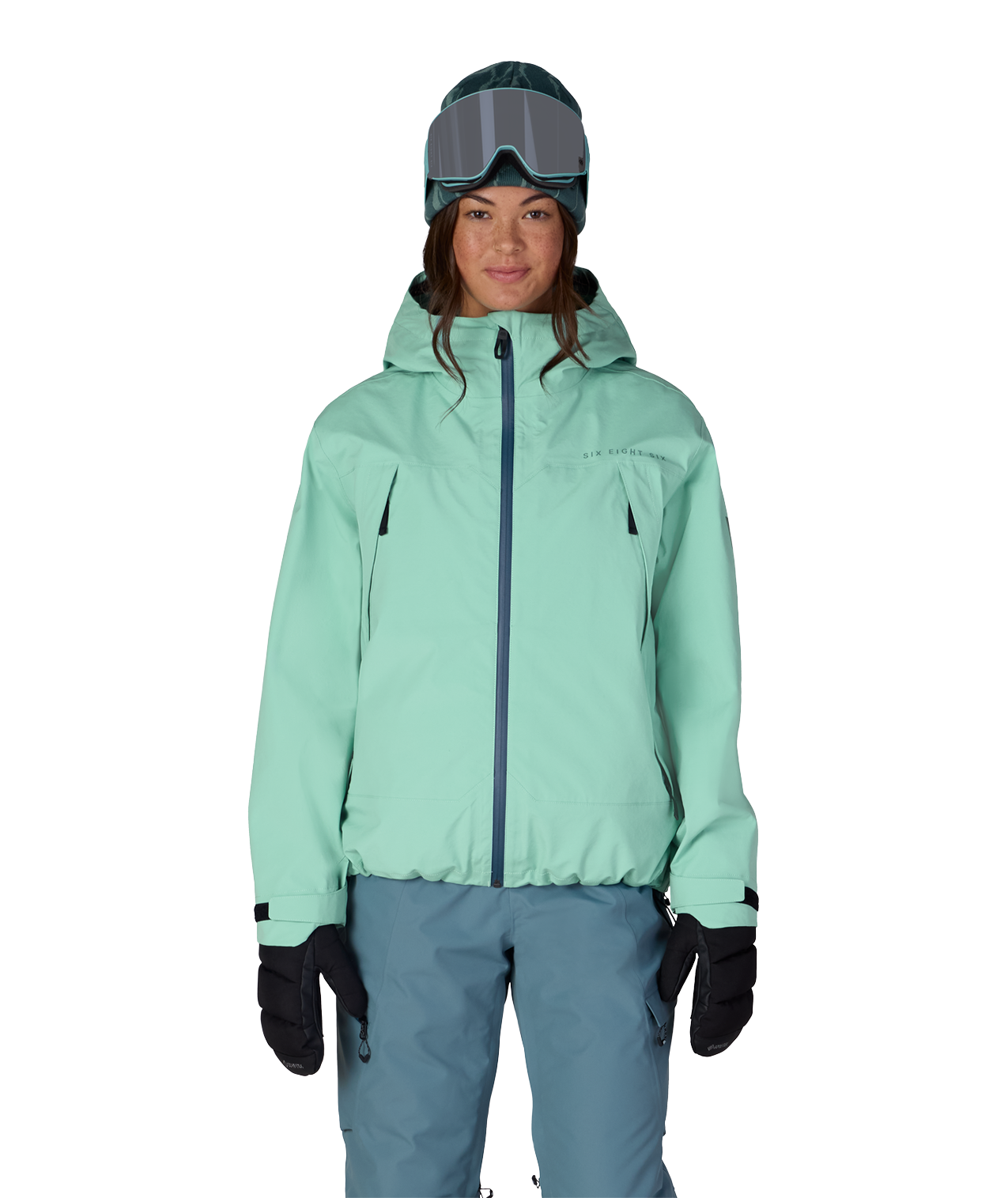 WOMENS SMARTY® 3-IN-1 FRAMEWORK™ 3L JACKET - WASABI