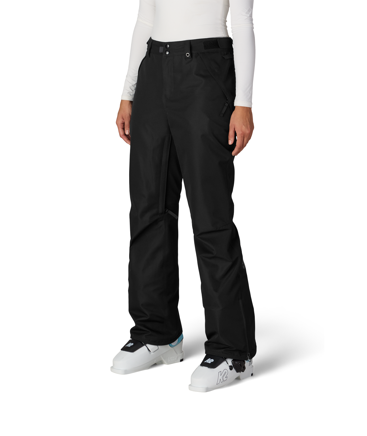 WOMENS SLIM LINE PANT - BLACK