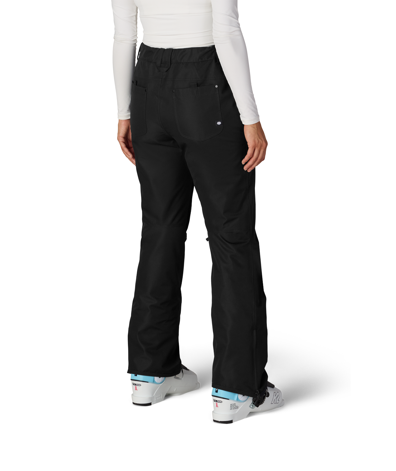 WOMENS SLIM LINE PANT - BLACK
