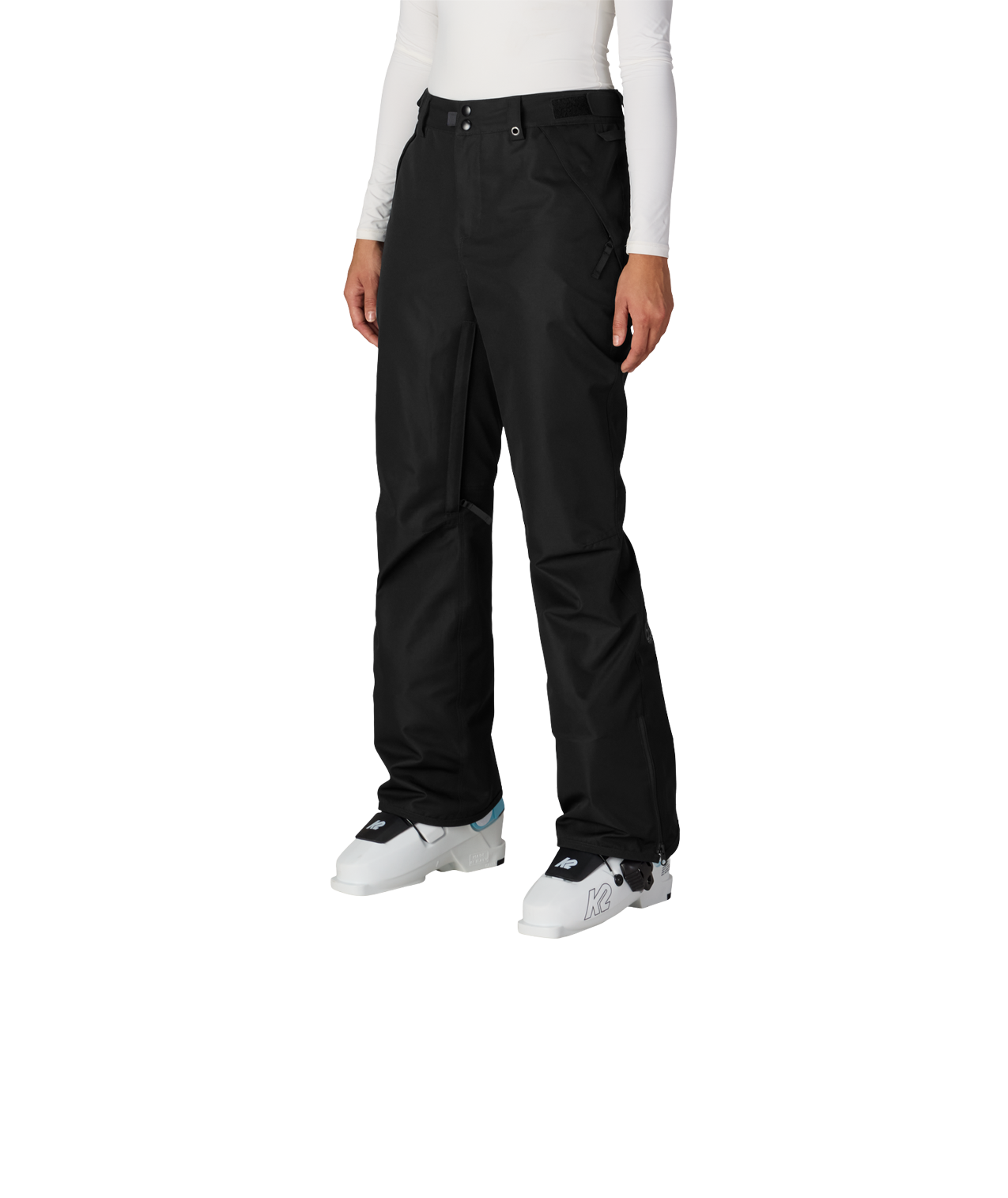 WOMENS SLIM LINE PANT - BLACK