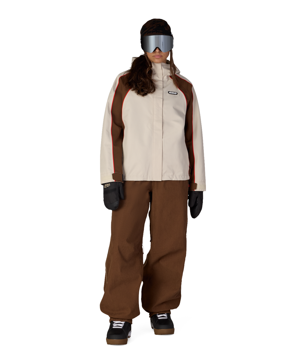 WOMENS HELLKAT™ SHELL PANT - DARK EARTH GRID CORDUROY