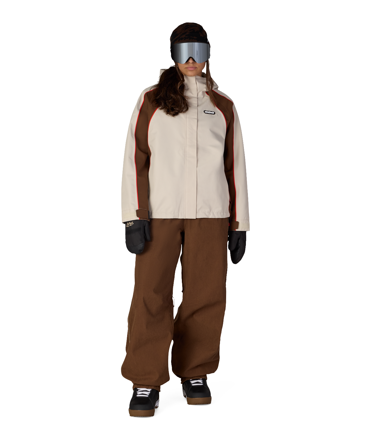 WOMENS HELLKAT™ SHELL PANT - DARK EARTH GRID CORDUROY