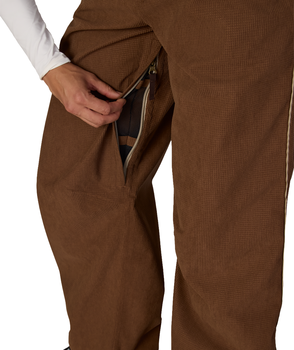 WOMENS HELLKAT™ SHELL PANT - DARK EARTH GRID CORDUROY