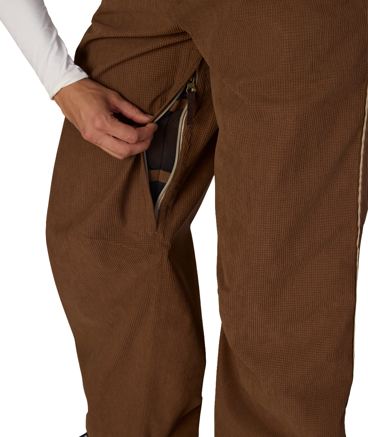 WOMENS HELLKAT™ SHELL PANT - DARK EARTH GRID CORDUROY