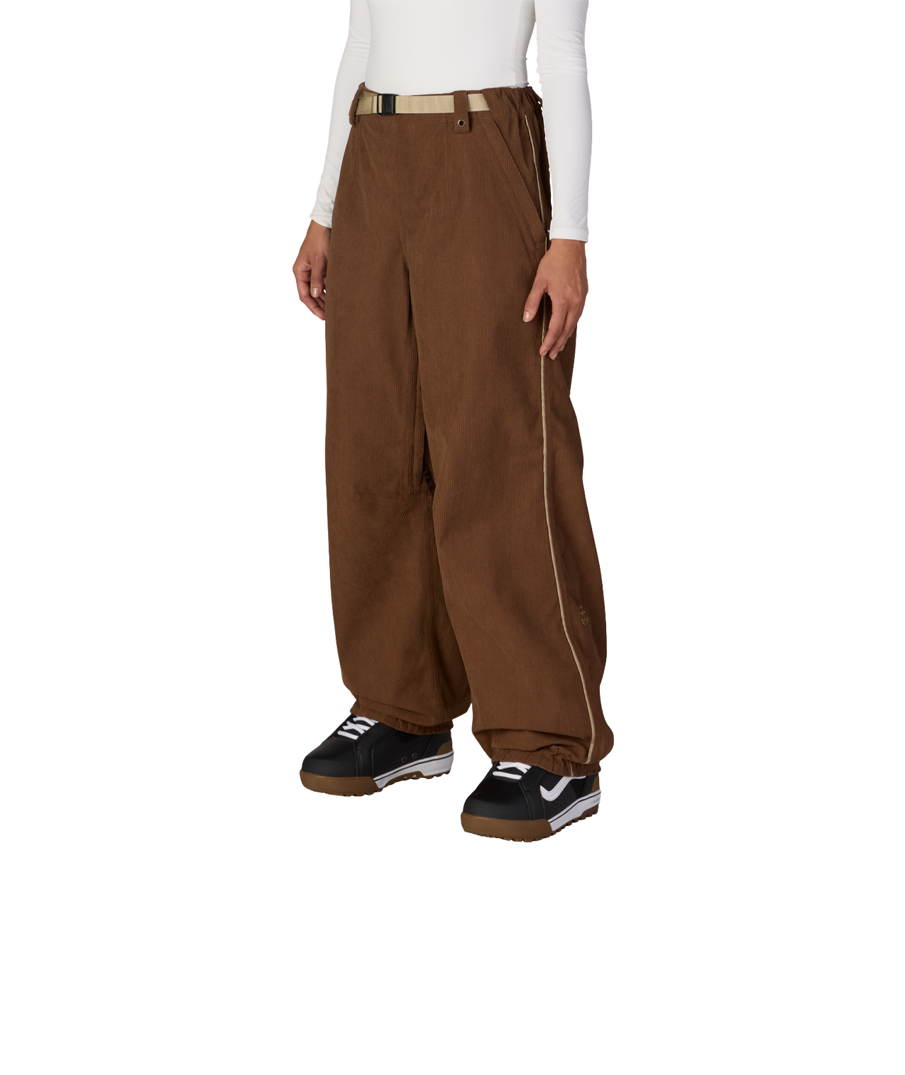 WOMENS HELLKAT™ SHELL PANT - DARK EARTH GRID CORDUROY